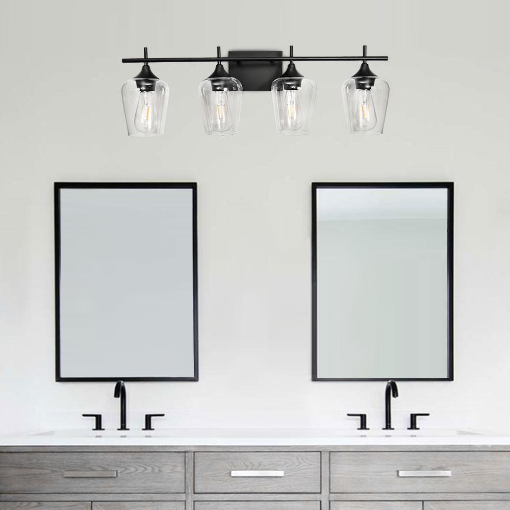 4 Light Contemporary Modern Decorative Vanity Light Bathroom Light Bar for Bathroom/Hallway/Dressing Room Wall Lamp