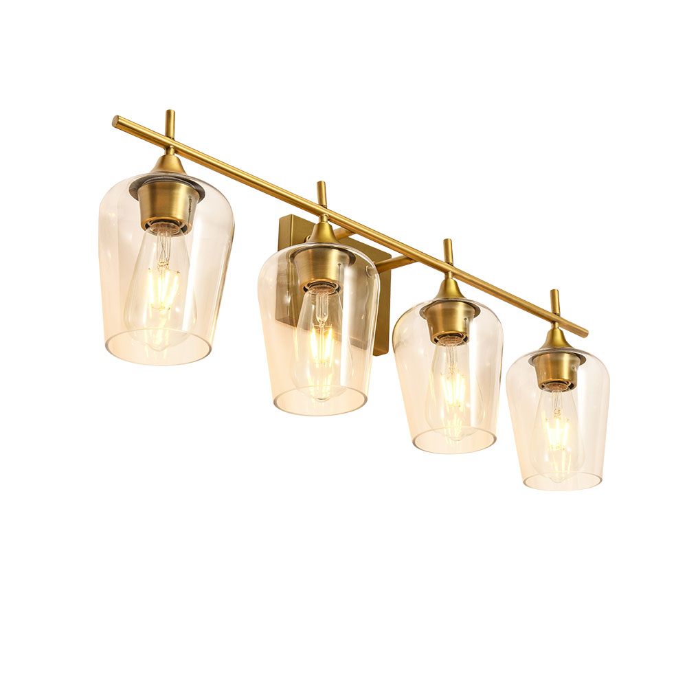 4 Light Contemporary Modern Decorative Vanity Light Bathroom Light Bar for Bathroom/Hallway/Dressing Room Wall Lamp