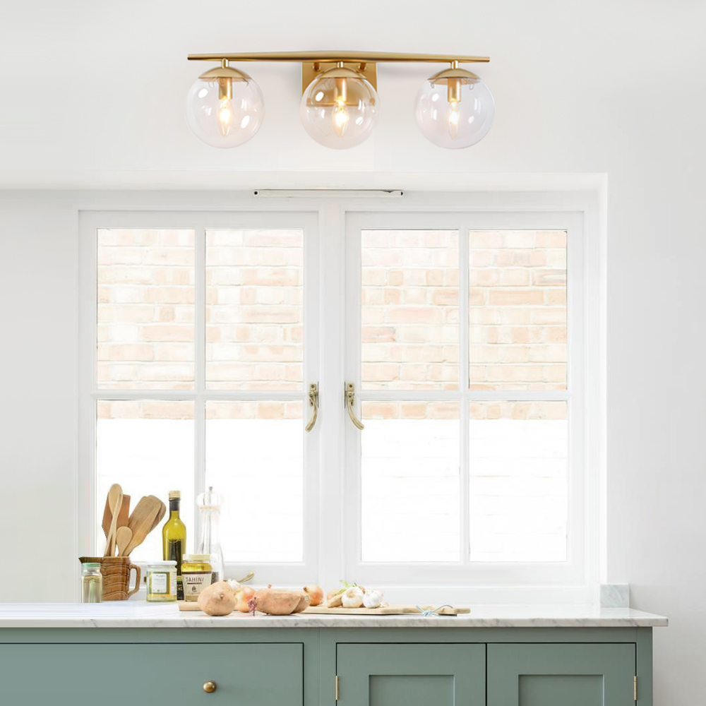 vanity light in kitchen