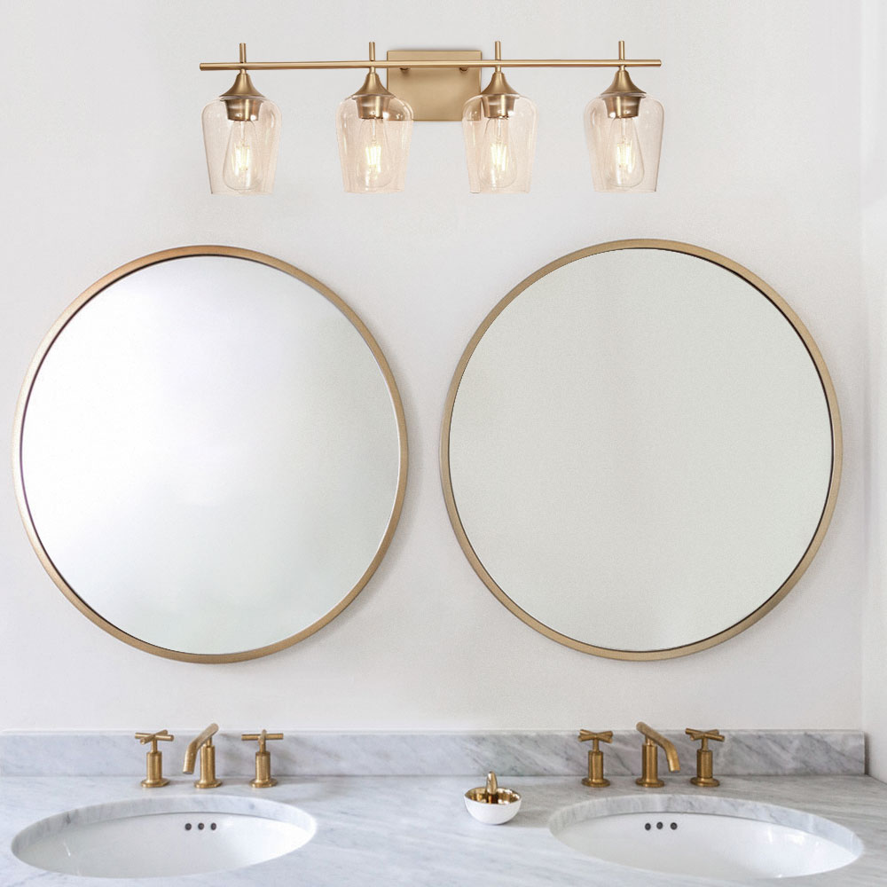 4 Light Contemporary Modern Decorative Vanity Light Bathroom Light Bar for Bathroom/Hallway/Dressing Room Wall Lamp