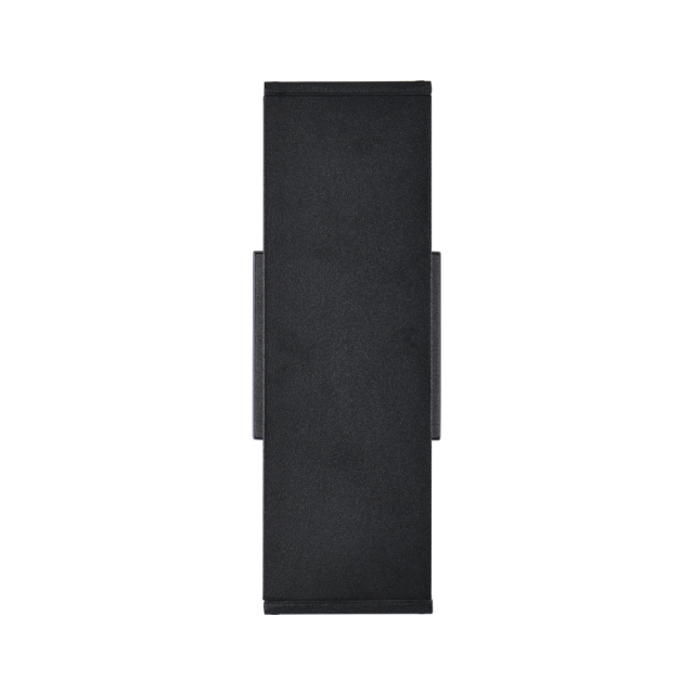 Modern 2-Light Outdoor Indoor Armed Wall Sconce Contemporary Porch Light in Black Finish