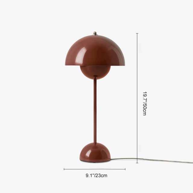 Modern Minimalism Danish Design Flowerpot Portable Table Lamp