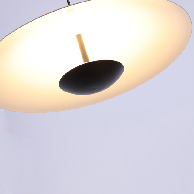 Modern HeadHat Plate Pendant Light Vertical LED Linear Pendant Lamp