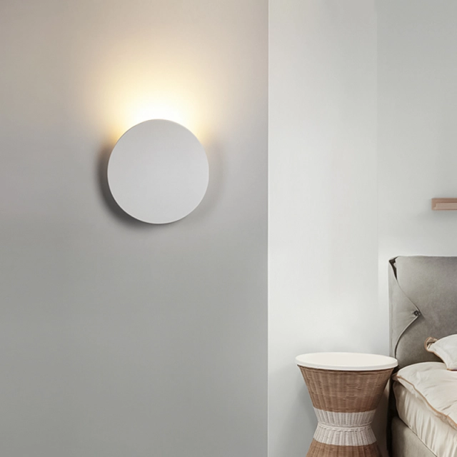 Modern Style LED Round Solar Shape Wall Light Circle Wall Sconce