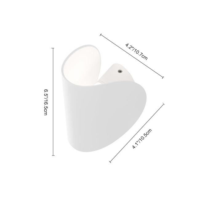 Rotatable Wall Light Modern Minimalist Wall Lamp for Bedside/ Living Room