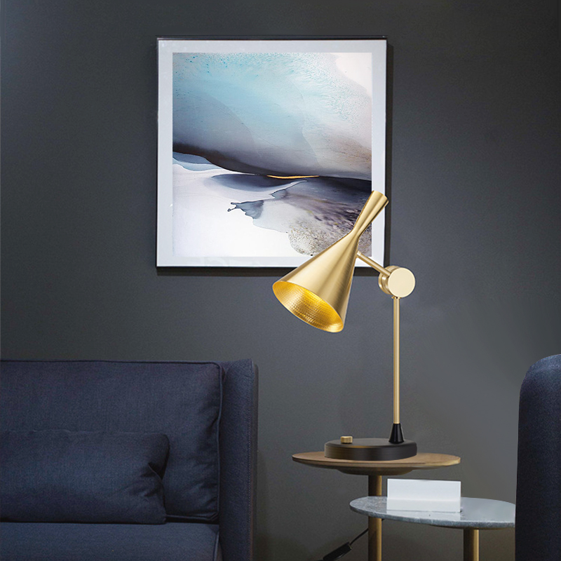 cone shaped table lamp