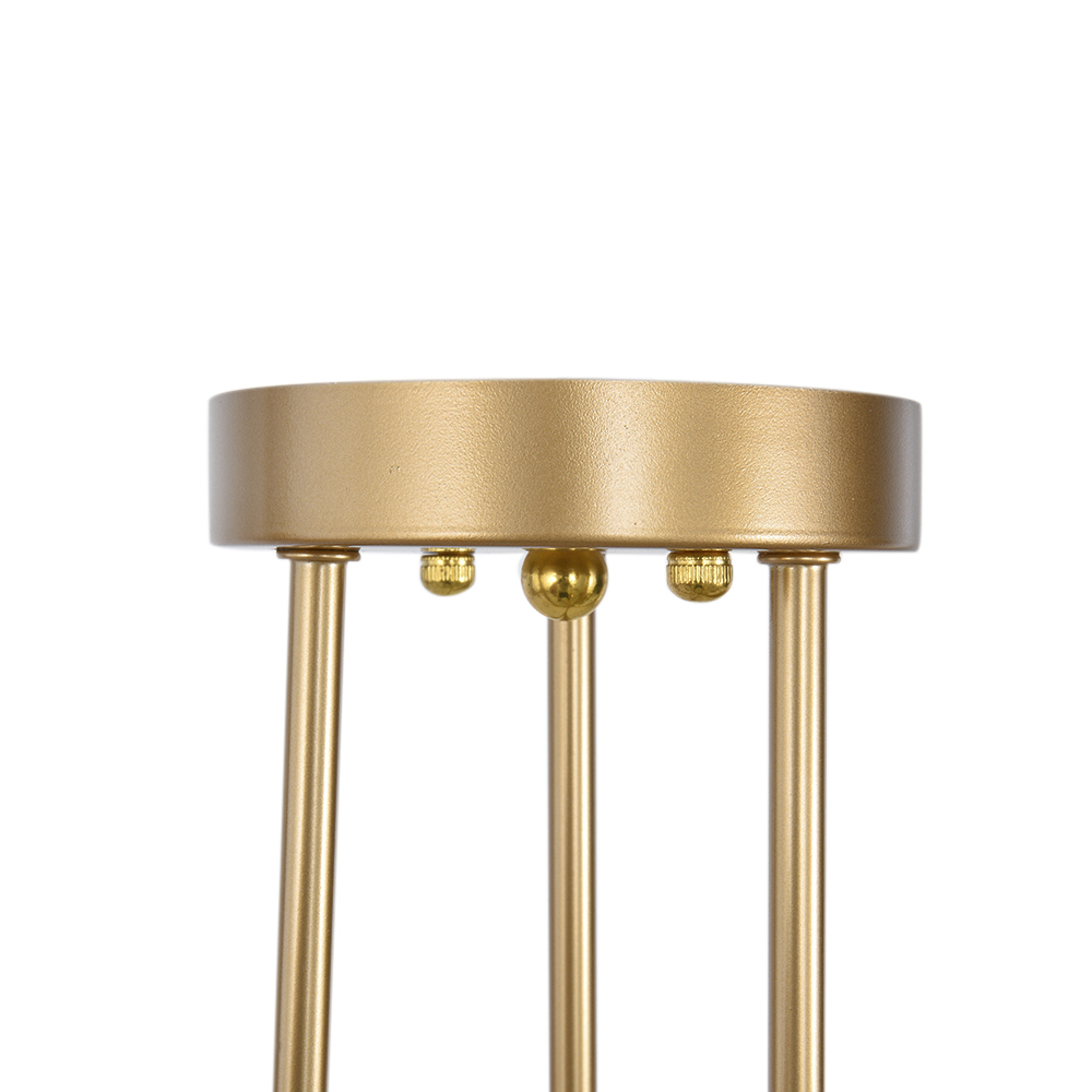 Modern Mid-Century 6 Light Brass Sputnik Semi Flush Mount for Kitchen Foyer Bedroom