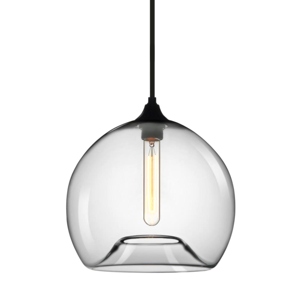 Modern 3 Light Linear Cluster Pendant Light with Clear Glass Shade for Dining Table Kitchen Island Breakfast Bar
