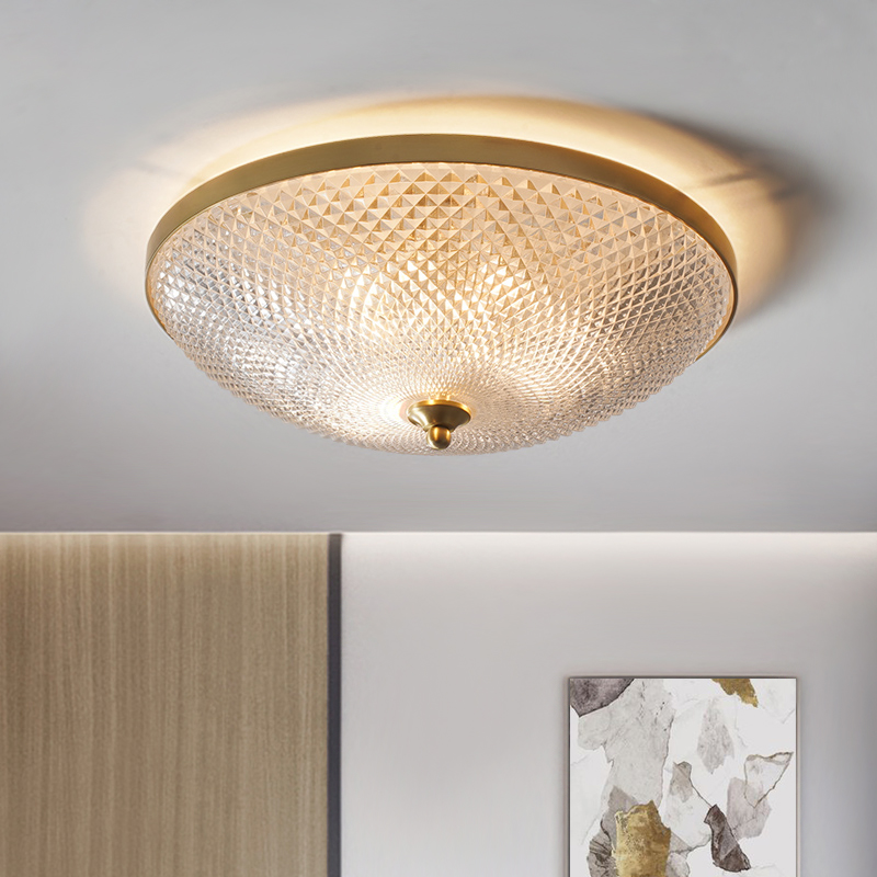 dish ceiling light