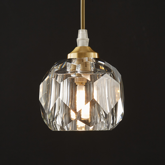 3-Light Glam Mid-century Cluster Pendant Lighting in Rectangle Canopy with Clear Crystal Shade for Kitchen Island Dining Table