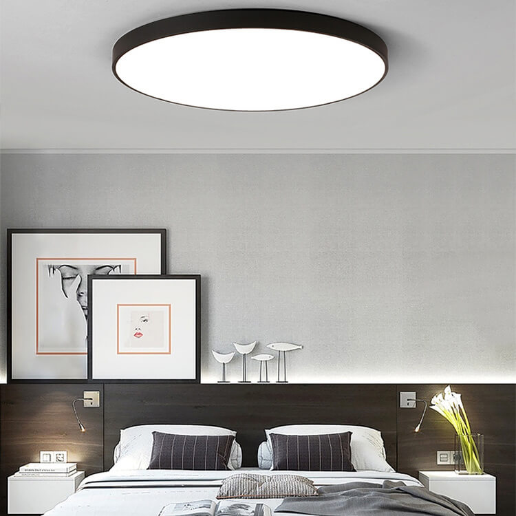 Modern LED Lighting Ultra-thin Round Flush Mount Ceiling Lights in ...