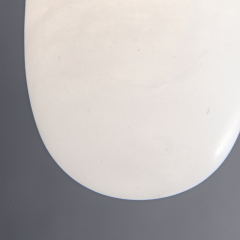Modern Transmission Pendant Light in Gold Finish with Oval Globe Marble Stone Diffuser for Kitchen/Dining Room
