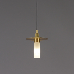 Modern Joyful Acrylic Hat Plate Pendant Light for Gallery/Bar/Living Room