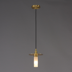 Modern Joyful Acrylic Hat Plate Pendant Light for Gallery/Bar/Living Room