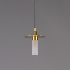 Modern Joyful Acrylic Hat Plate Pendant Light for Gallery/Bar/Living Room