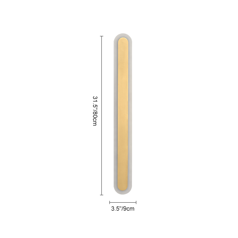 Modern LED Long Strip Wall Sconce Outdoor Indoor Line Wall Lamp for Living Room Bedroom Bedside Stairs