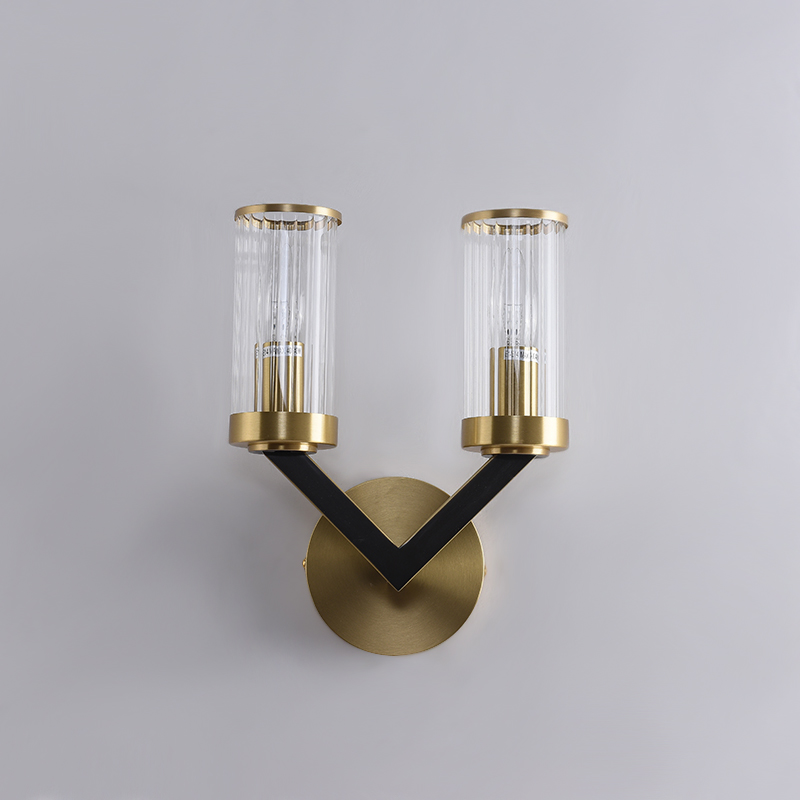 v shaped wall sconce