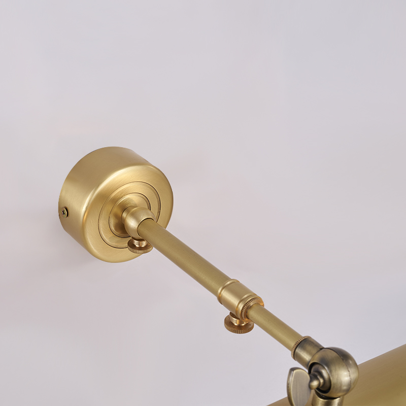 Modern Semi Circle Wall Sconce Bathroom Vanity Light in Satin Gold for Living Room Hallway Bedroom
