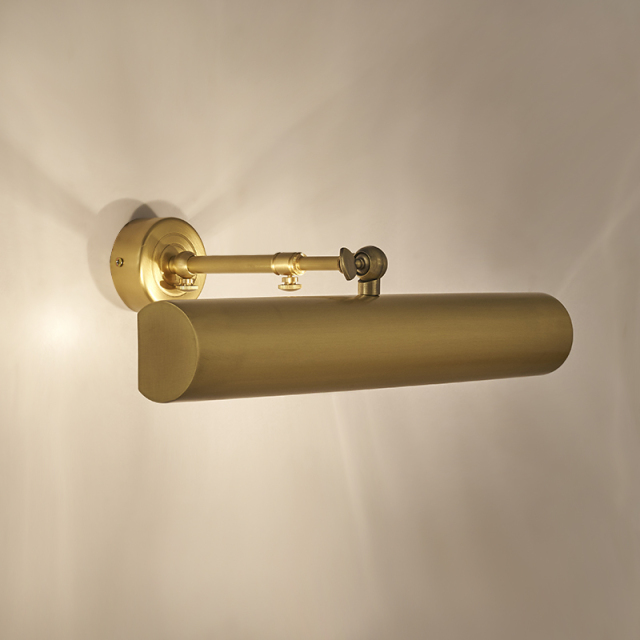 Modern Semicircle Wall Sconce Bathroom Vanity Light in Satin Gold for Living Room Hallway Bedroom