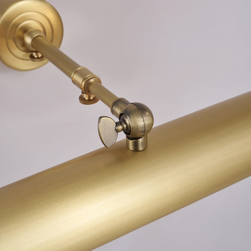 Modern Semi Circle Wall Sconce Bathroom Vanity Light in Satin Gold for Living Room Hallway Bedroom