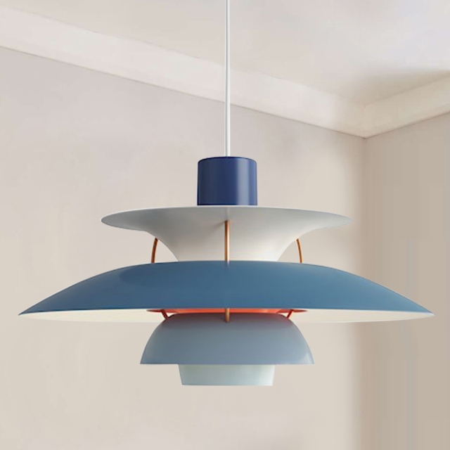 Classic Modern Style 11.81&quot;WIde Mini/Large Designer Pendant Light Dimmable-Blue