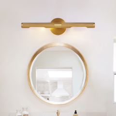 Modern Copper Spot Light Wall Light Bathroom Vanity Light in Satin Gold for Living Room Hallway Bedroom