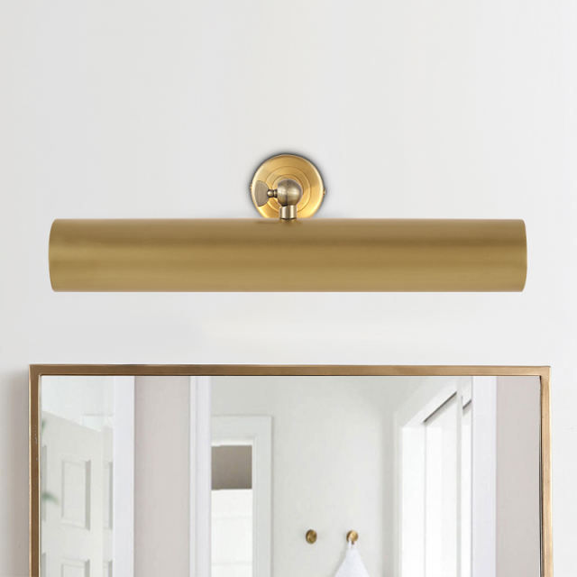 Modern Semicircle Wall Sconce Bathroom Vanity Light in Satin Gold for Living Room Hallway Bedroom