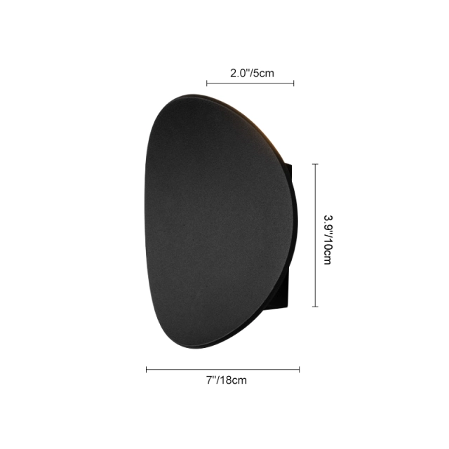 Modern Style LED Round Solar Shape Wall Light Circle Wall Sconce