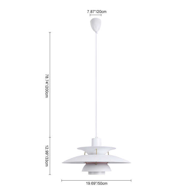 11.81"/ 15.75"/ 19.69" Classic Modern Style Mini/Large Designer Pendant Light Dimmable above Dining Table/ Breakfast Nook