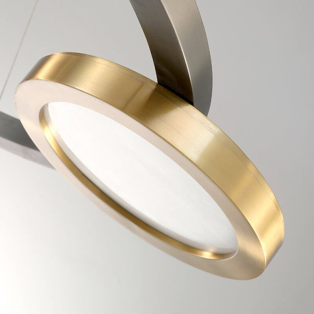 Modern LED Pendant Lighting Circle Ring Pendant Lights for Living Room Dining Room