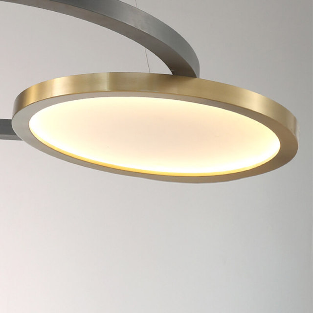 Modern LED Pendant Lighting Circle Ring Pendant Lights for Living Room Dining Room