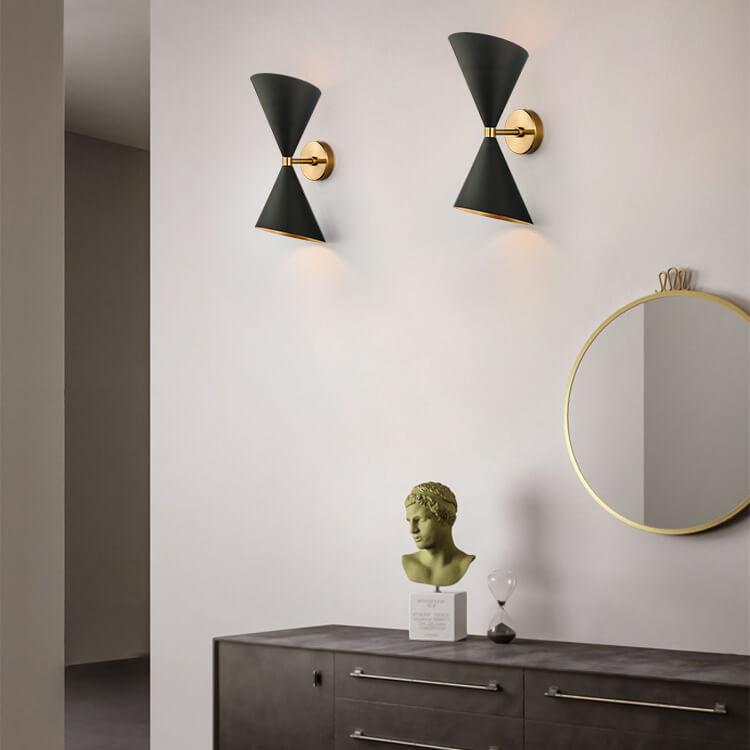 mid century modern bathroom wall sconce