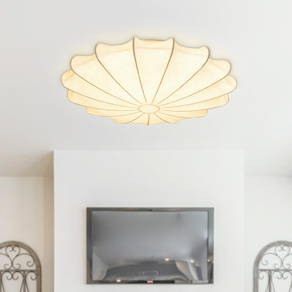 silk ceiling light