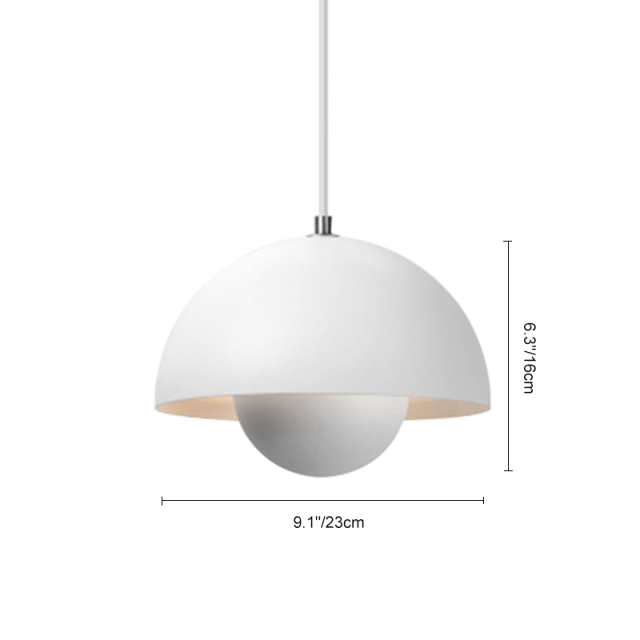 Modern Flowerpot Danish Design Pendant Light Modern Colorful Hanging Pendant Lamp for Dining Room/ Living Room/Kitchen