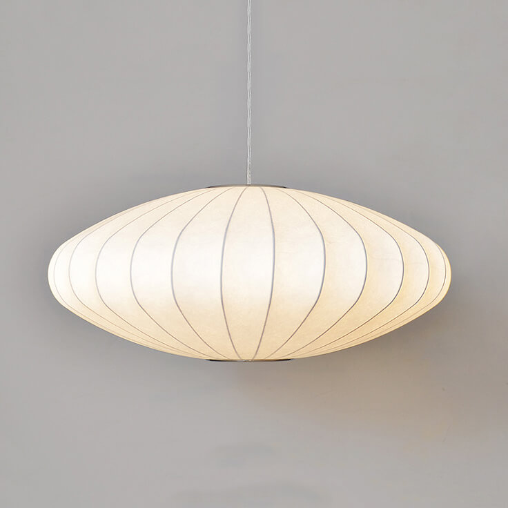 Light Natural Silk Pendant Lamp 