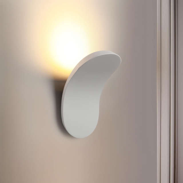 Minimalist Style LED Wall Light Modern Wall Sconces in Black/White Finish