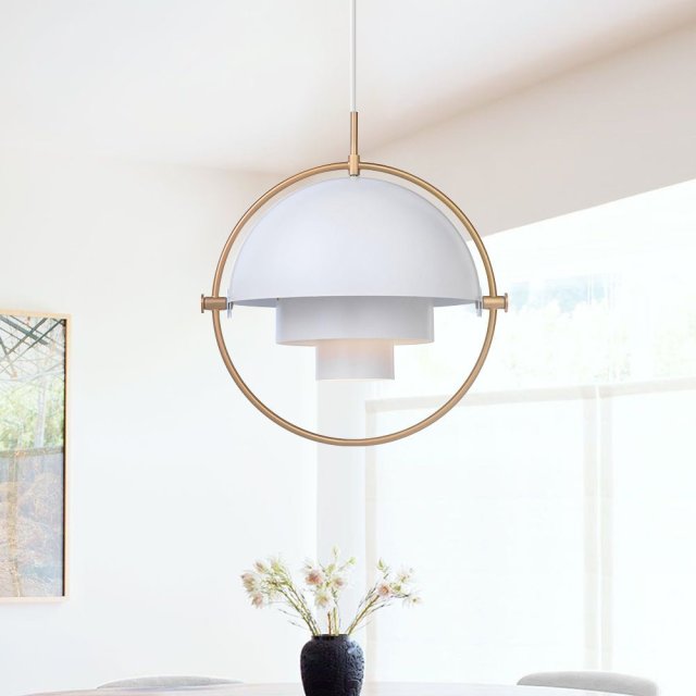 Danish Modern 1 Light Multi-Lite Pendant Light Shape-Changing Pendant Lamp