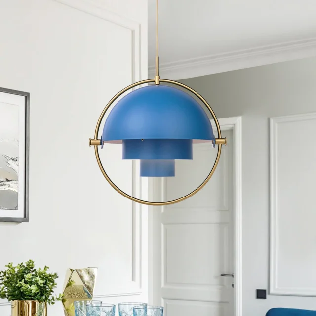 Danish Modern 1 Light Multi-Lite Pendant Light Shape-Changing Pendant Lamp
