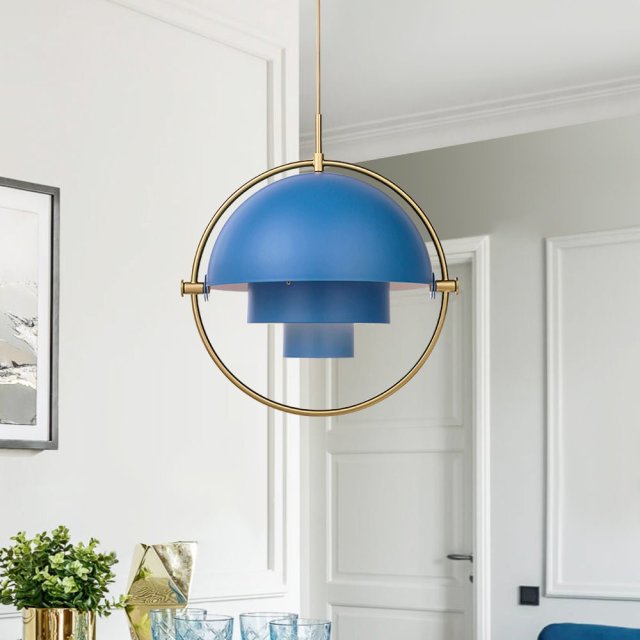 Danish Modern 1 Light Multi-Lite Pendant Light Shape-Changing Pendant Lamp