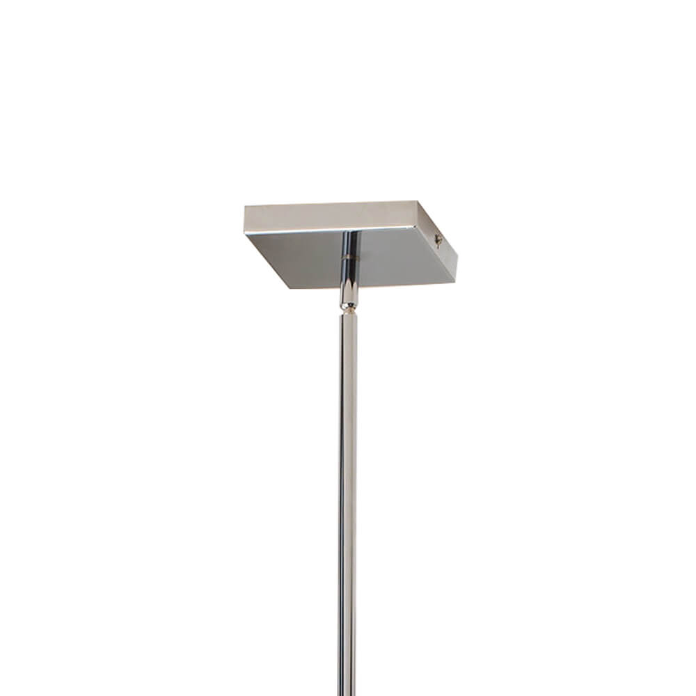 4-Light Modern Minimalist Geometric Pendant Lighting in Black & Chrome Finish for Dining Room/ Living Room/ Gallery