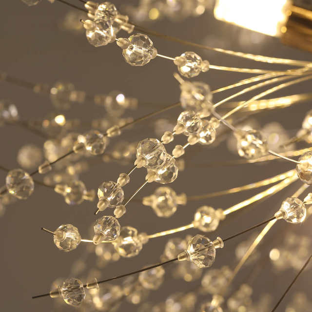 Modern Glam 12/18 Light Firework Sparkle Sputnik Chandelier Pendant Light for Restaurant/ Living Room/ Bedroom