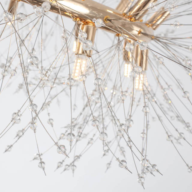 Modern Glam 12/18 Light Firework Sparkle Sputnik Chandelier Pendant Light for Restaurant/ Living Room/ Bedroom