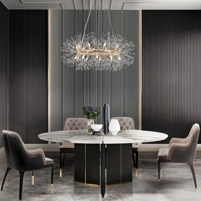 Modern Glam 12/18 Light Firework Sparkle Sputnik Chandelier Pendant Light for Restaurant/ Living Room/ Bedroom