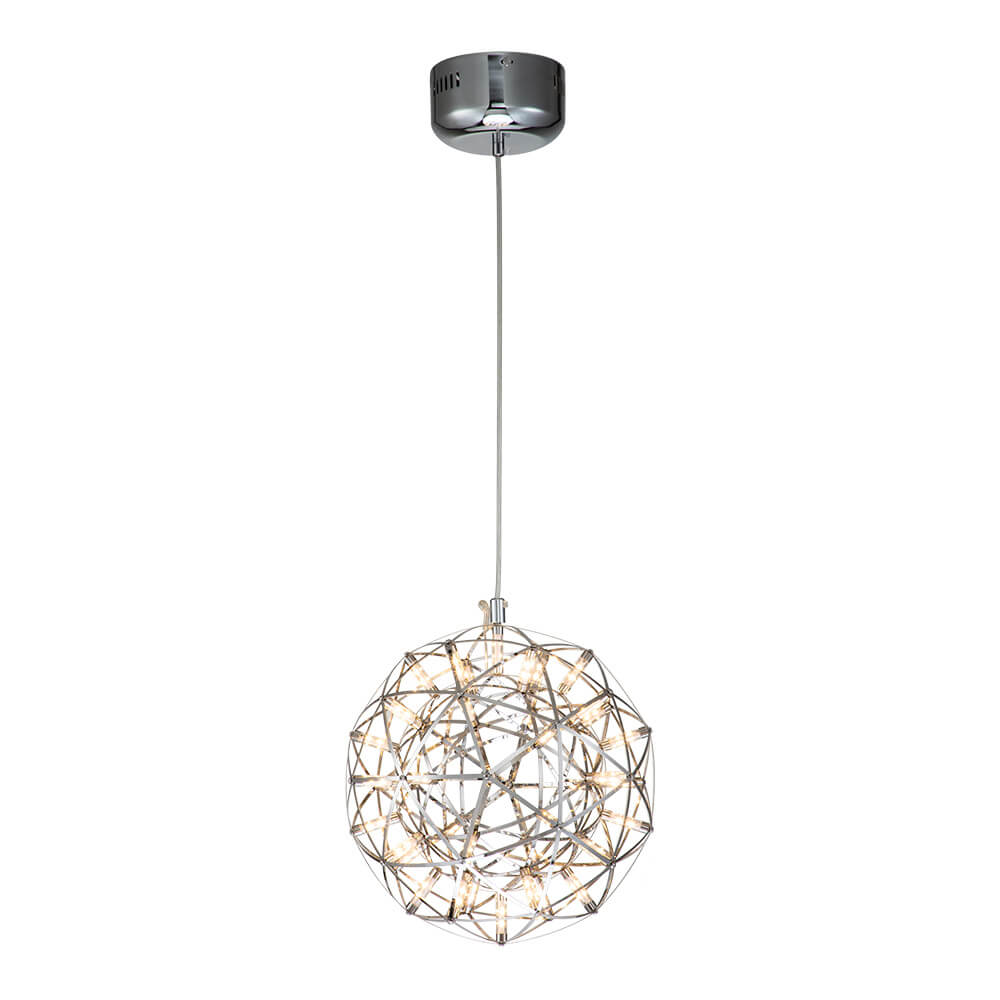 Glam Modern LED Globe Sparkle Starry Chandelier Pendant Light for Dining / Living Room/ Bedroom