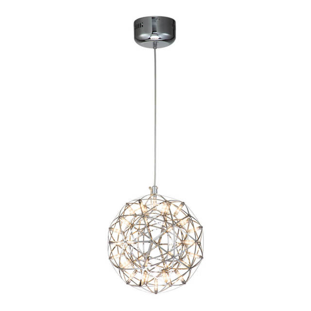 Glam Modern LED Basket Sparkle Starry Chandelier Pendant Light for Restaurant/ Living Room/ Bedroom