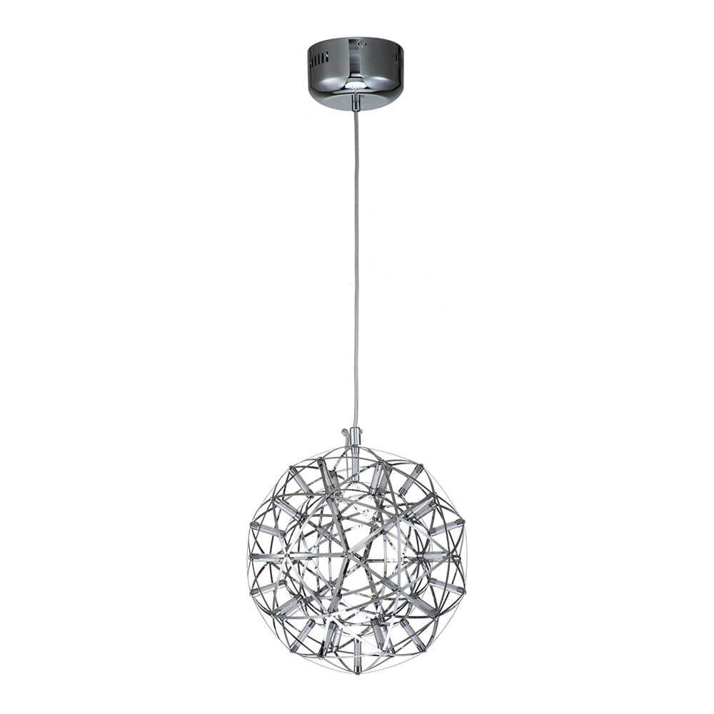 Glam Modern LED Globe Sparkle Starry Chandelier Pendant Light for Dining / Living Room/ Bedroom