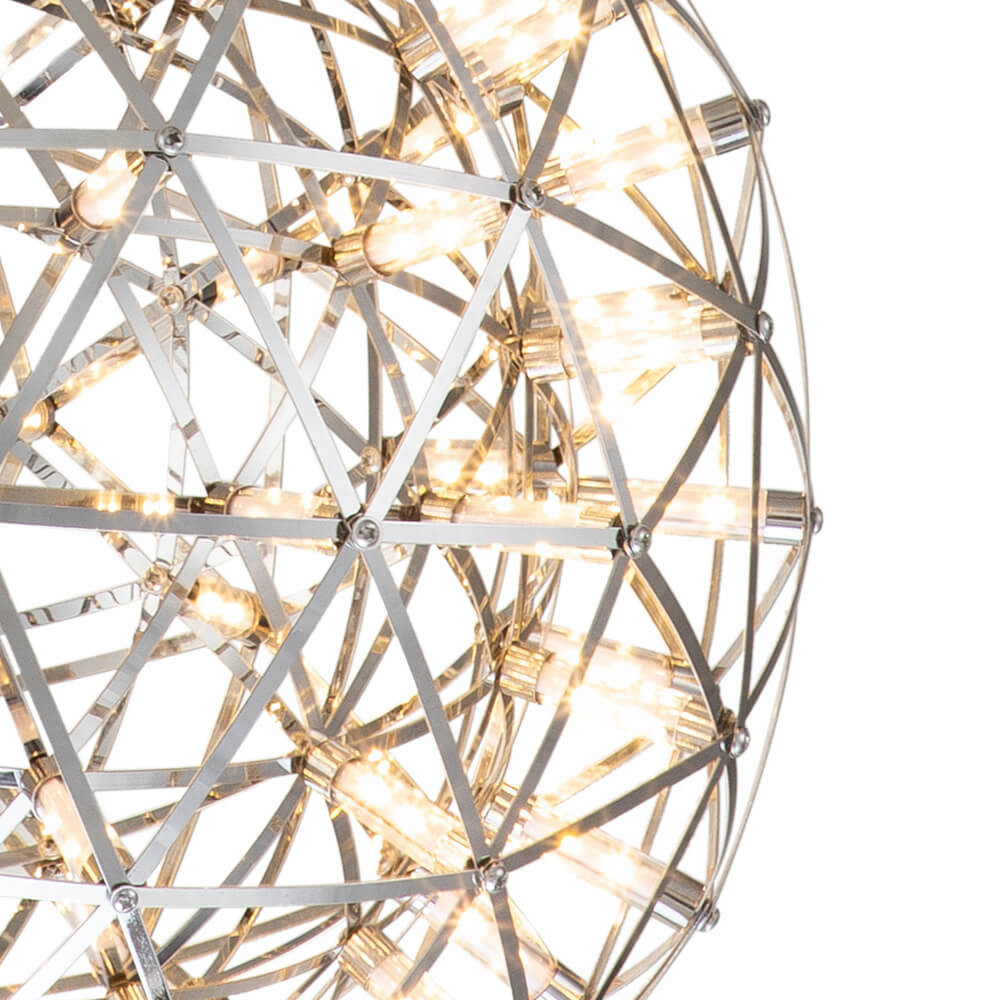 Glam Modern LED Globe Sparkle Starry Chandelier Pendant Light for Dining / Living Room/ Bedroom