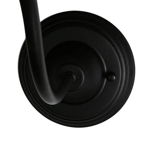 Modern Farmhouse Black Outdoor Indoor 1 Light Arm Wall Sconces Wall Lights for Front Door/ Entryway/Living Room