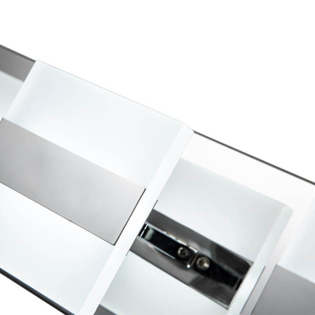 Modern Square LED Bathroom Vanity Light Chrome Wall Sconce Walll Light for Dressing Room/ Kitchen