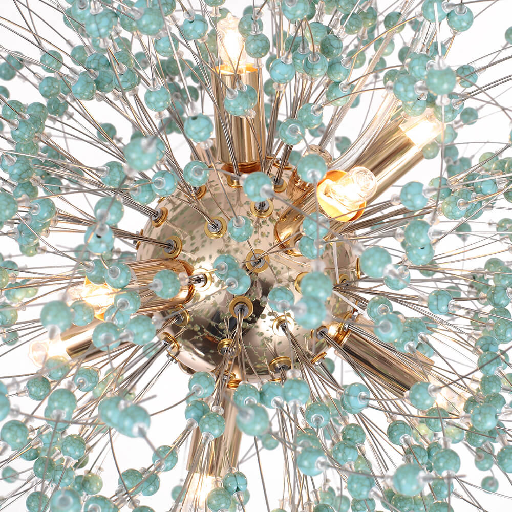 aqua chandelier